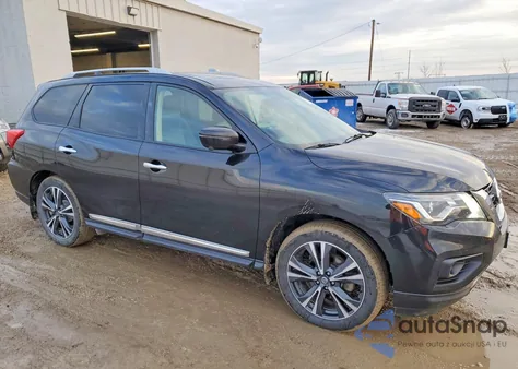 2020 Nissan Pathfinder Platinum из США, поврежденный, VIN 5N1DR2DM7LC610850